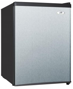 SPT RF-244SS Compact Refrigerator, Stainless, 2.4 Cubic Feet
