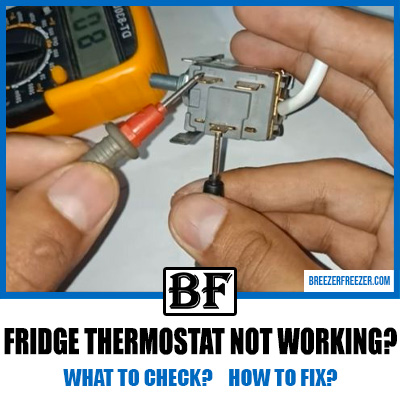 Fridge thermostat not working?