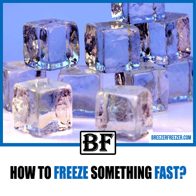 How to freeze something fast?