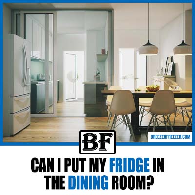 Can I Put My Fridge In The Dining Room?