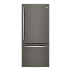 GE GDE21EMKES 30 Inch Bottom Freezer Refrigerator Slate
