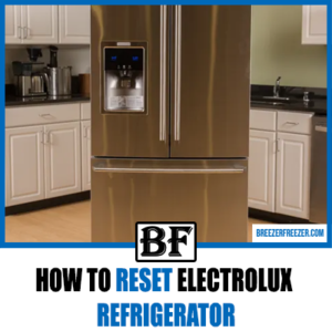How To Reset Electrolux Refrigerator - Breezer Freezer