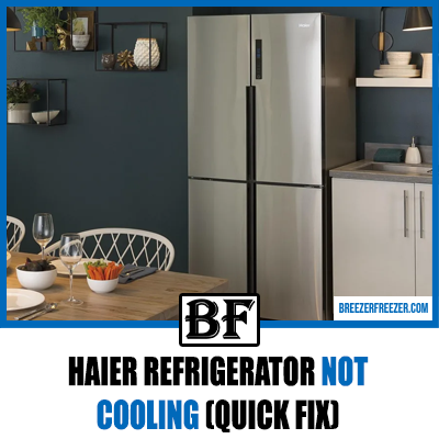 Haier Refrigerator Not Cooling (Quick Fix) 