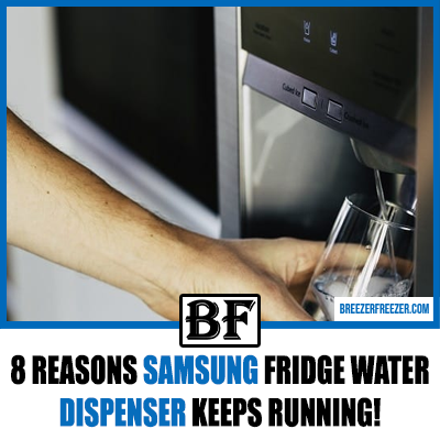 8 Reasons Samsung Fridge Water Dispenser Keeps Running!