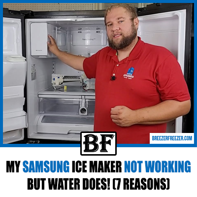 My Samsung Ice Maker Not Working But Water Does! (7 Reasons)